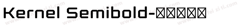 Kernel Semibold字体转换